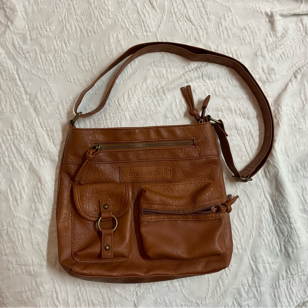American Eagle Outfitters Tan Crossbody Bag